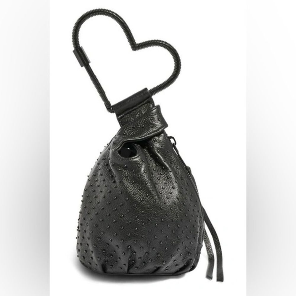 AIMEE KESTENBERG bag. NWT. All My Leather In Black W/black heart handle.